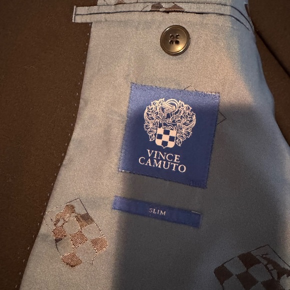 Vince Camuto Black Suit. Worn once. - Picture 3 of 5